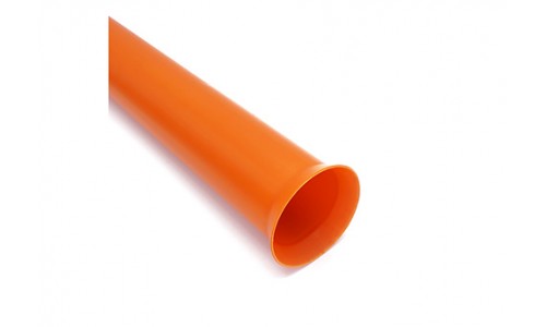 Drainage eindbuis met klik flens