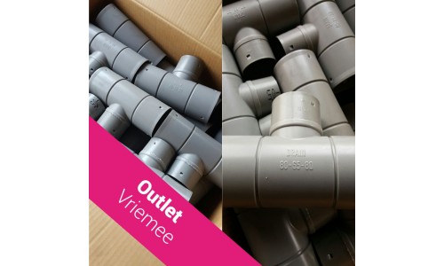 Verloop T-Stuk 80-65 mm