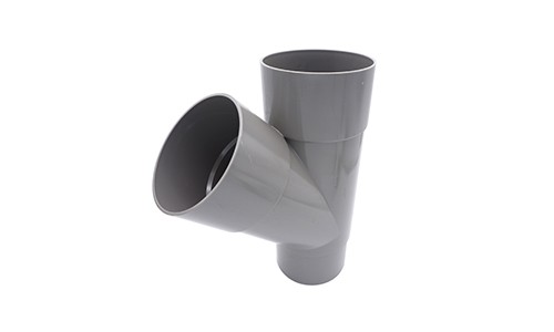 T-stuk HWA verjongd 45 graden 100 mm 2XLM