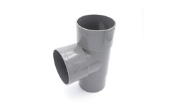 T-stuk HWA verjongd 87 graden 70 mm