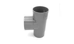 T-stuk HWA verjongd 87 graden 100 mm 2