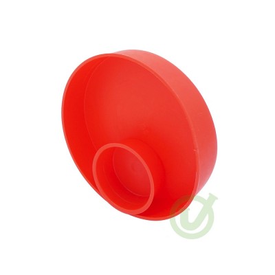 LDPE speciedeksel in de mof om de buis